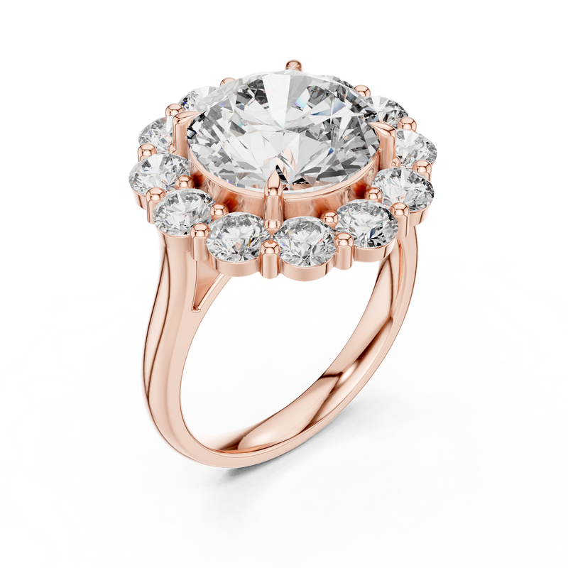 Ladies Ring 9#10025L_09@7 - Rose Gold - Image
