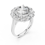 Ladies Ring 9#10025L_09@7 - White Gold - Image