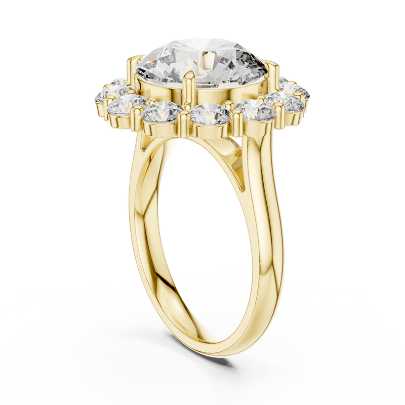 Ladies Ring 9#10025L_09@7 - Yellow Gold - Image