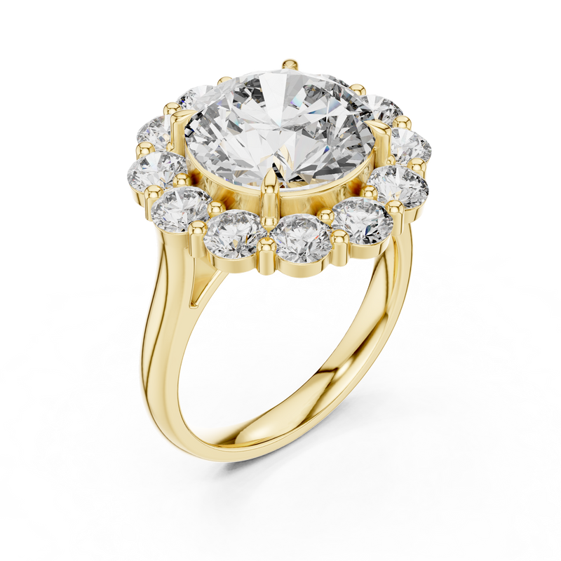 Ladies Ring 9#10025L_09@7 - Yellow Gold - Image
