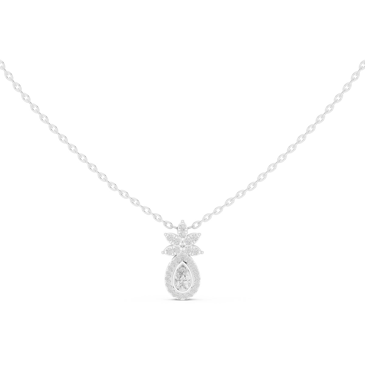Pendant 9#10025P@7 - White Gold - Image
