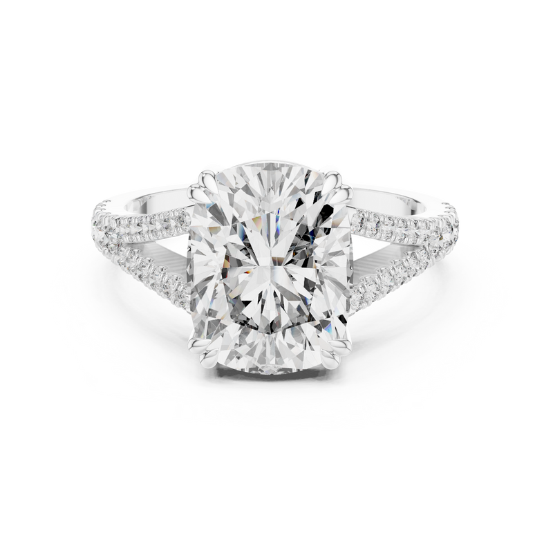 Ladies Ring 9#10026L_18@7 - White Gold - Image