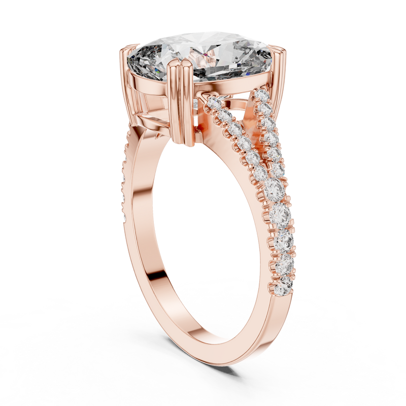 Ladies Ring 9#10026L_18@7 - Rose Gold - Image