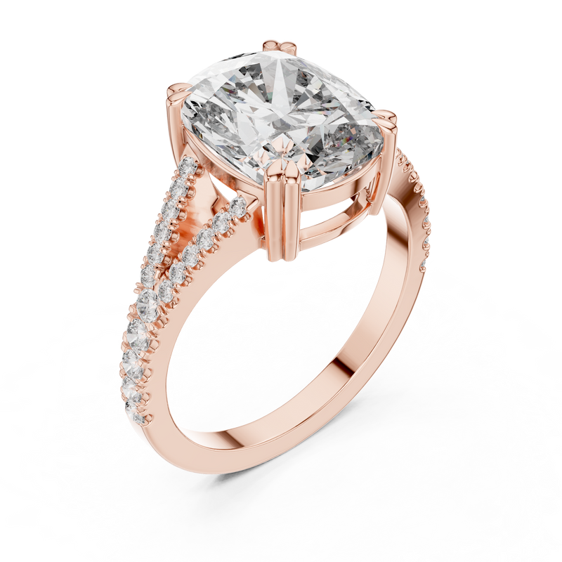 Ladies Ring 9#10026L_18@7 - Rose Gold - Image