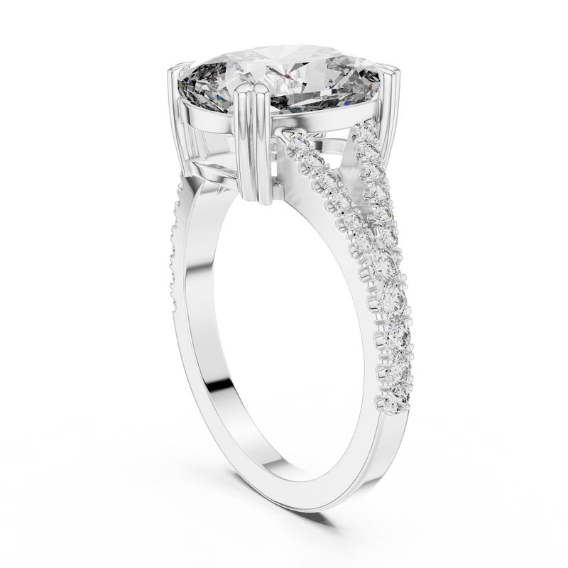 Ladies Ring 9#10026L_18@7 - White Gold - Image