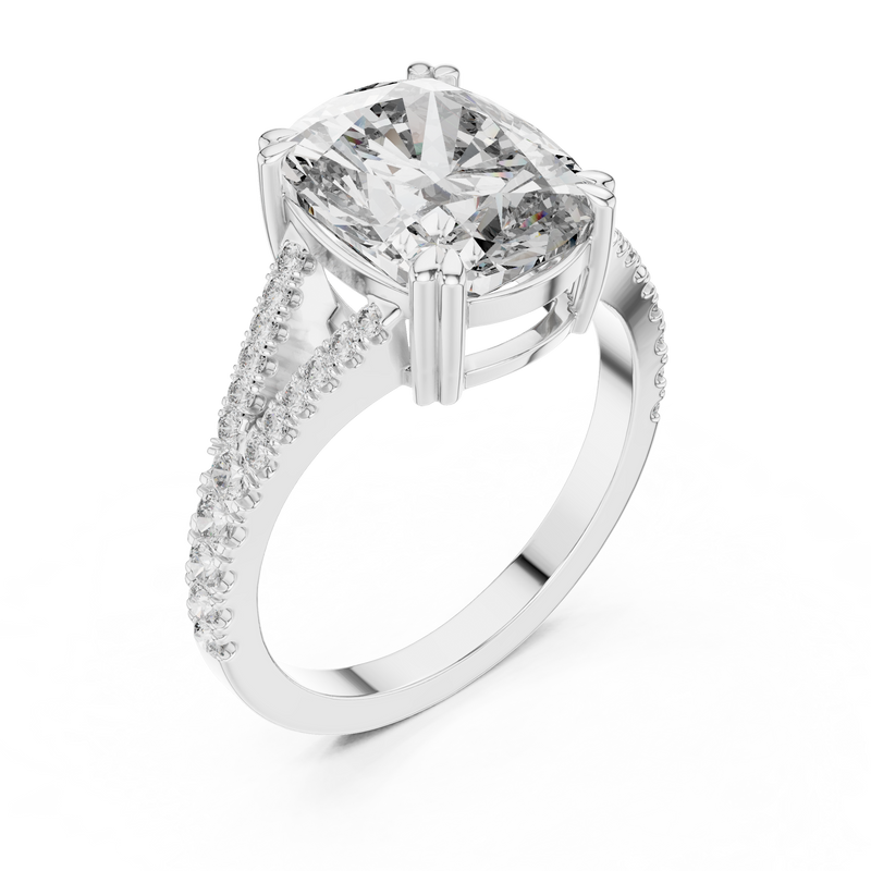 Ladies Ring 9#10026L_18@7 - White Gold - Image
