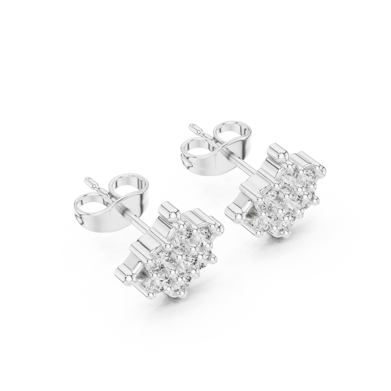 Earring 9#10027E - White Gold - Image