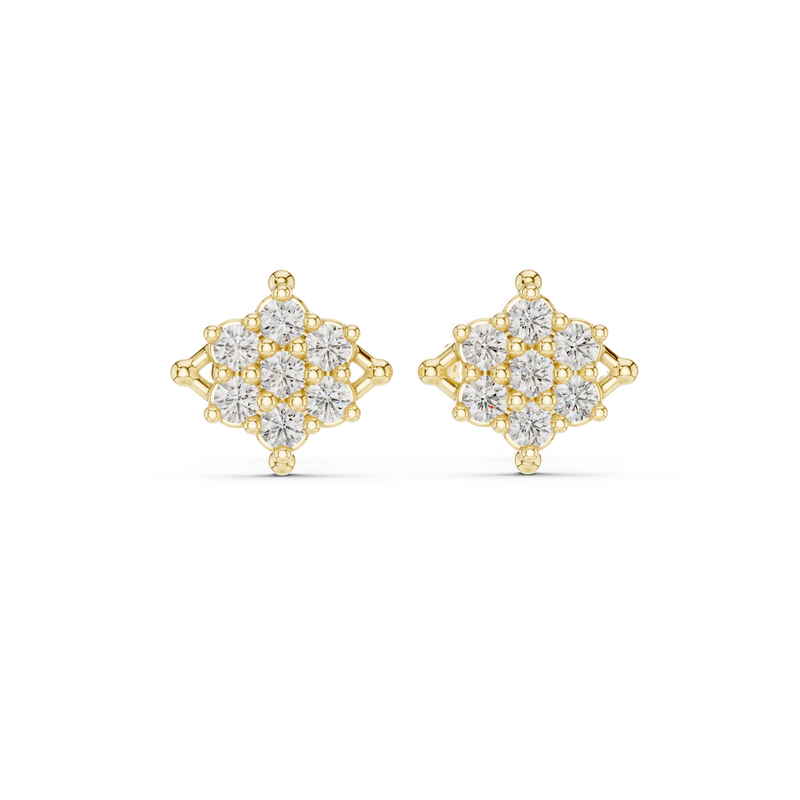 Earring 9#10027E - Yellow Gold - Image