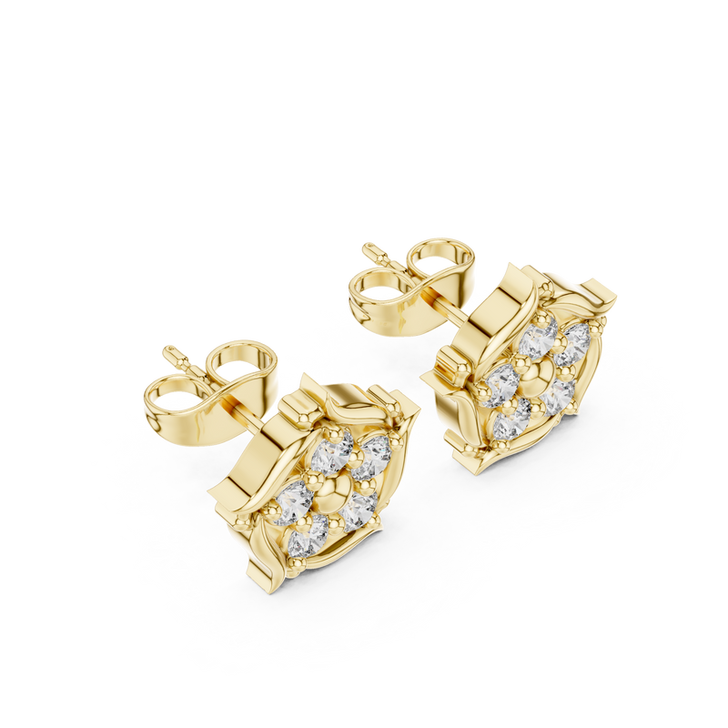 Earring 9#10028E - Yellow Gold - Image
