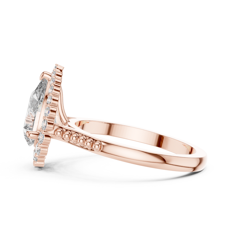 Ladies Ring 9#10028L_29 - Rose Gold - Image