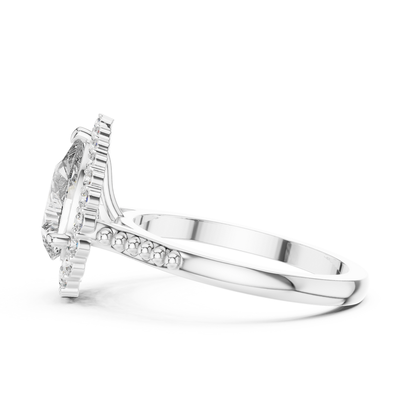 Ladies Ring 9#10028L_29 - White Gold - Image