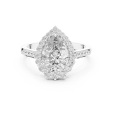 Ladies Ring 9#10028L_29 - White Gold - Image
