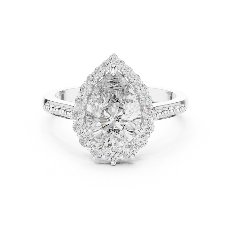 Ladies Ring 9#10028L_29 - White Gold - Image