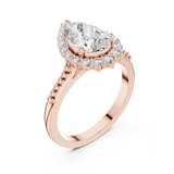 Ladies Ring 9#10028L_29 - Rose Gold - Image