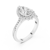 Ladies Ring 9#10028L_29 - White Gold - Image