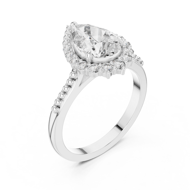 Ladies Ring 9#10028L_29 - White Gold - Image