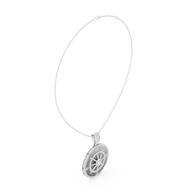 Pendant 9#10028P@7 - White Gold - Image