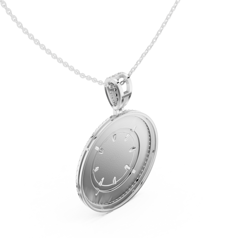 Pendant 9#10028P@7 - White Gold - Image
