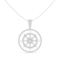 Pendant 9#10028P@7 - White Gold - Image