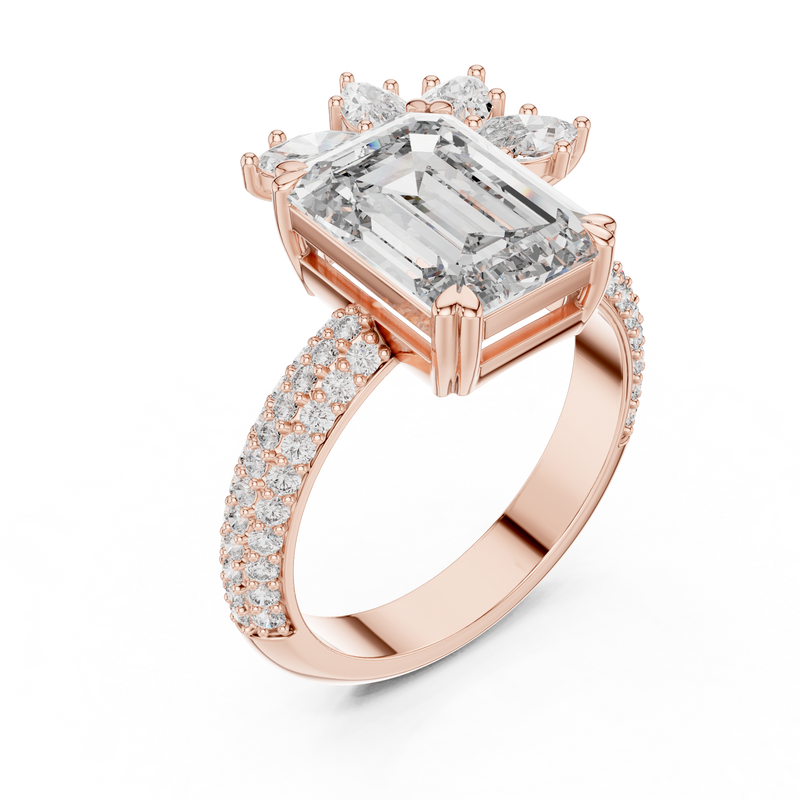 Ladies Ring 9#10029L_25 - Rose Gold - Image