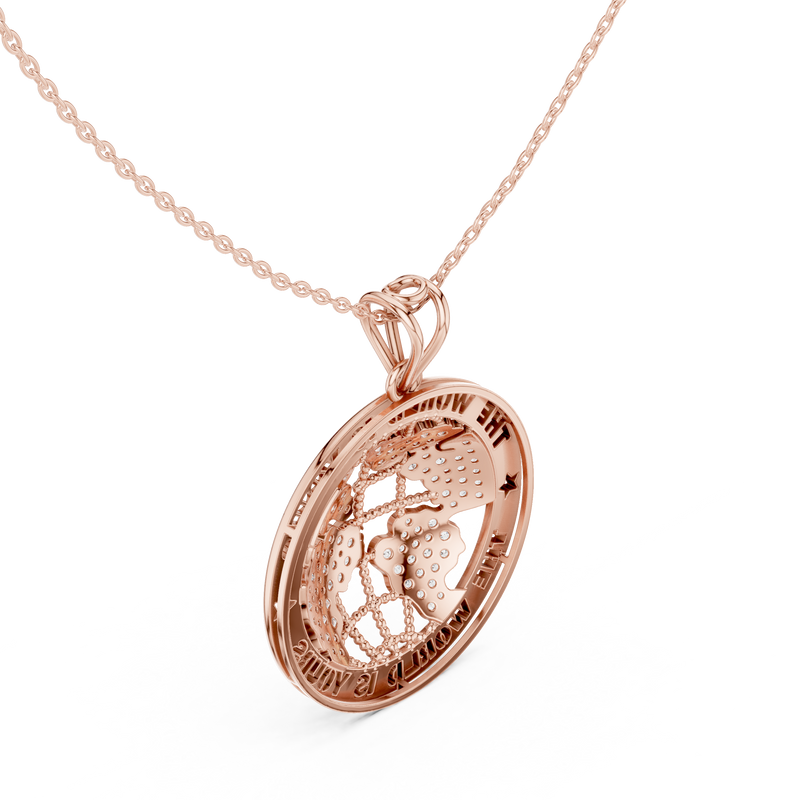 Pendant 9#10029P@7 - Rose Gold - Image