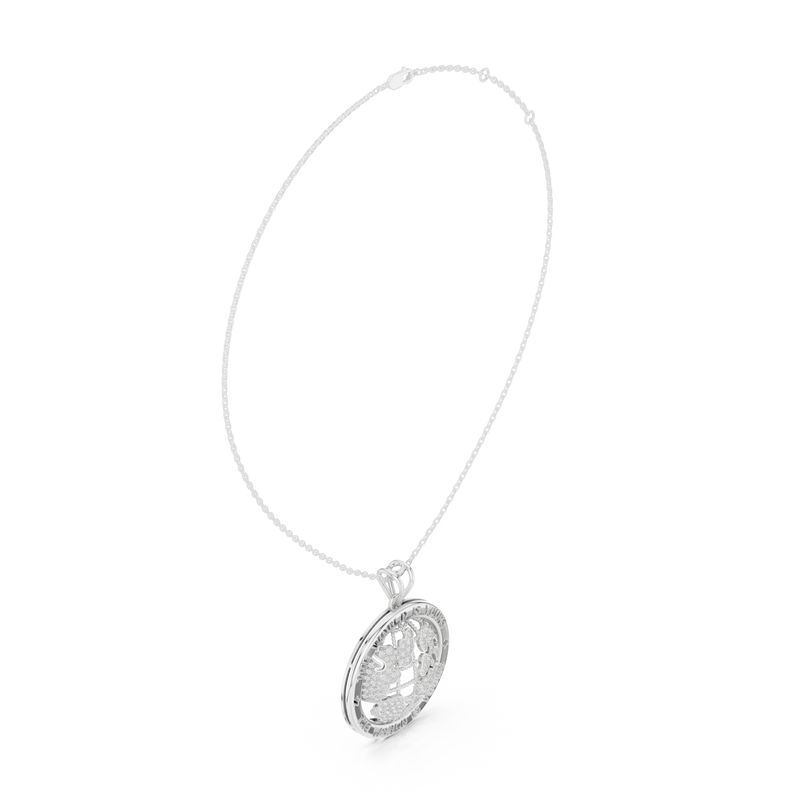 Pendant 9#10029P@7 - White Gold - Image