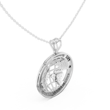Pendant 9#10029P@7 - White Gold - Image