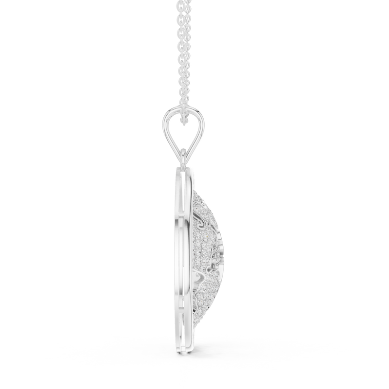 Pendant 9#10029P@7 - White Gold - Image