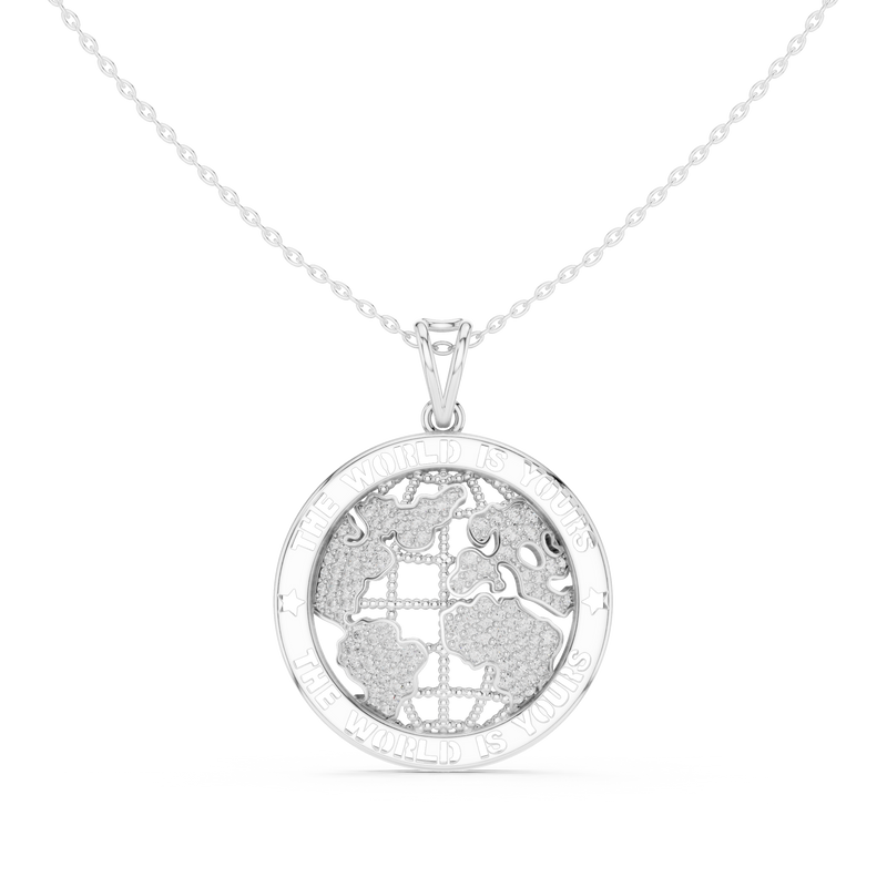 Pendant 9#10029P@7 - White Gold - Image
