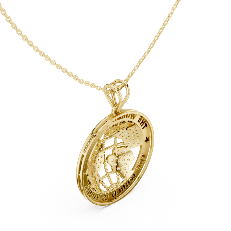 Pendant 9#10029P@7 - Yellow Gold - Image