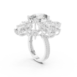 Ladies Ring 9#10030L_36@7 - White Gold - Image
