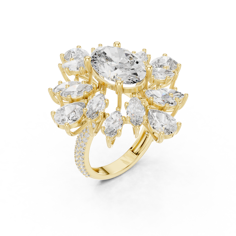 Ladies Ring 9#10030L_36@7 - Yellow Gold - Image