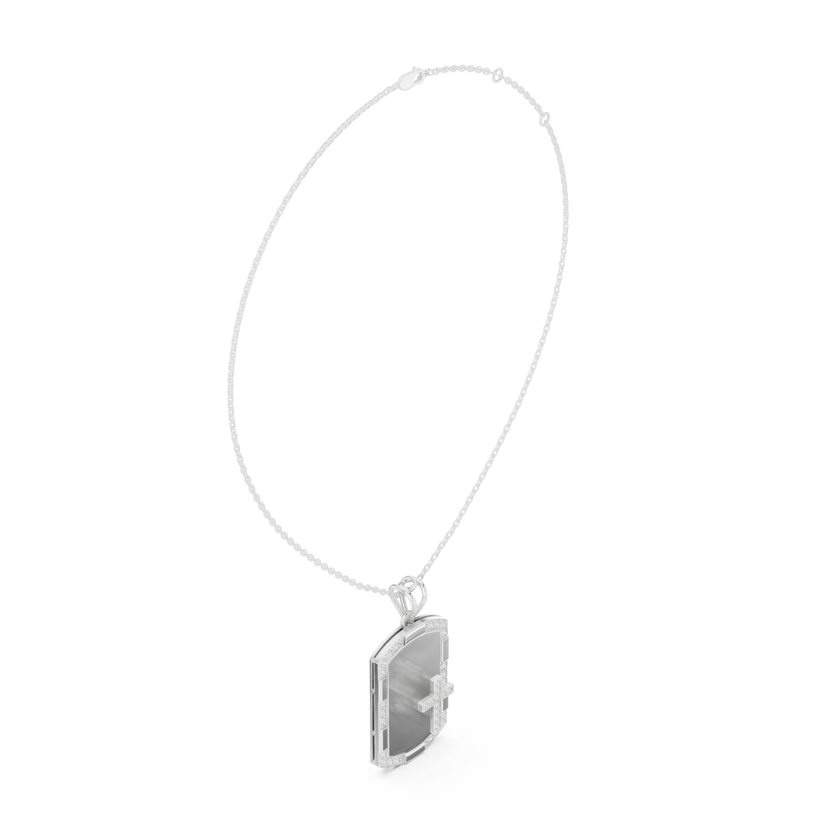 Pendant 9#10030P@7 - White Gold - Image
