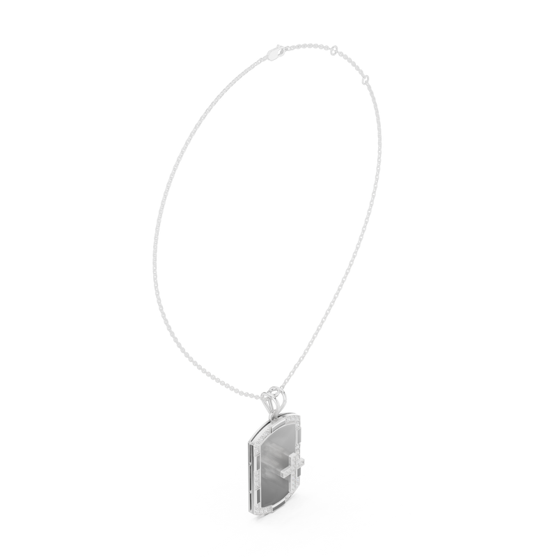 Pendant 9#10030P@7 - White Gold - Image