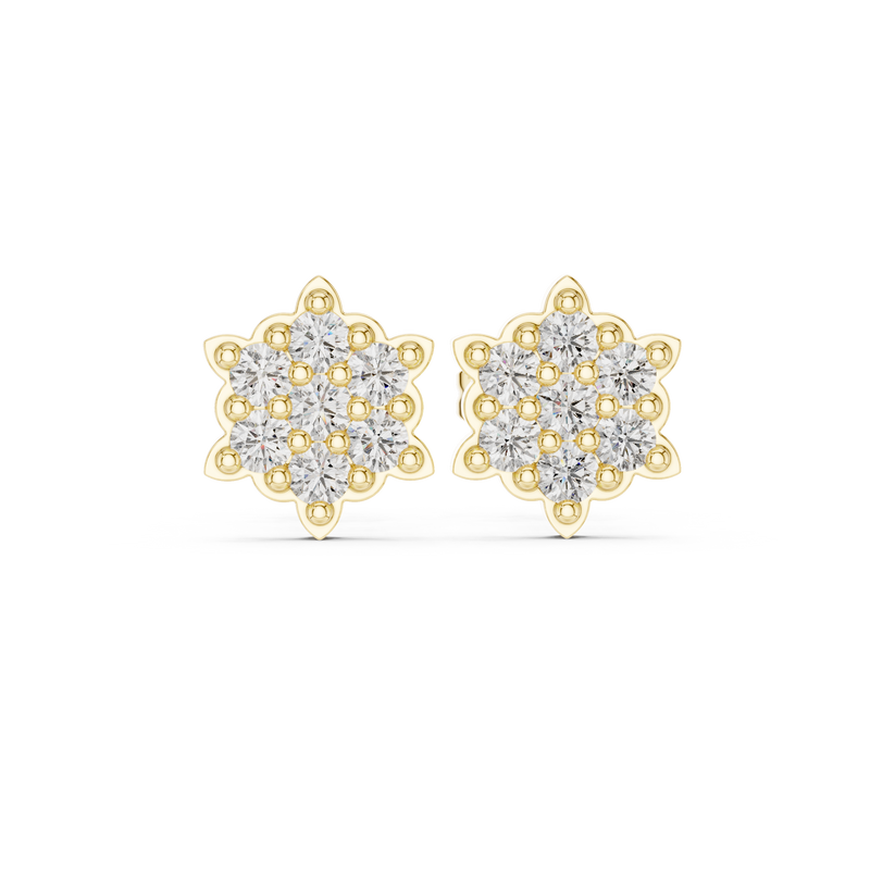 Earring 9#10031E - Yellow Gold - Image