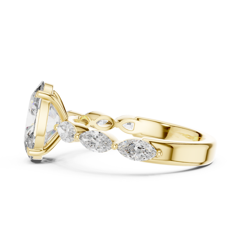 Ladies Ring 9#10031L_SS9@7 - Yellow Gold - Image