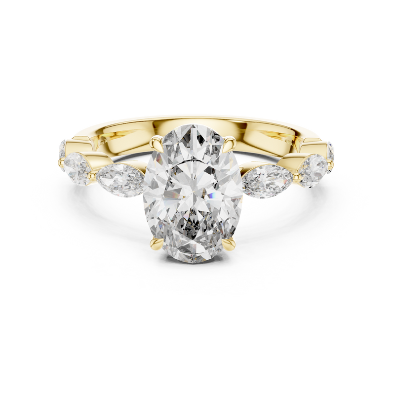 Ladies Ring 9#10031L_SS9@7 - Yellow Gold - Image