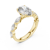 Ladies Ring 9#10031L_SS9@7 - Yellow Gold - Image