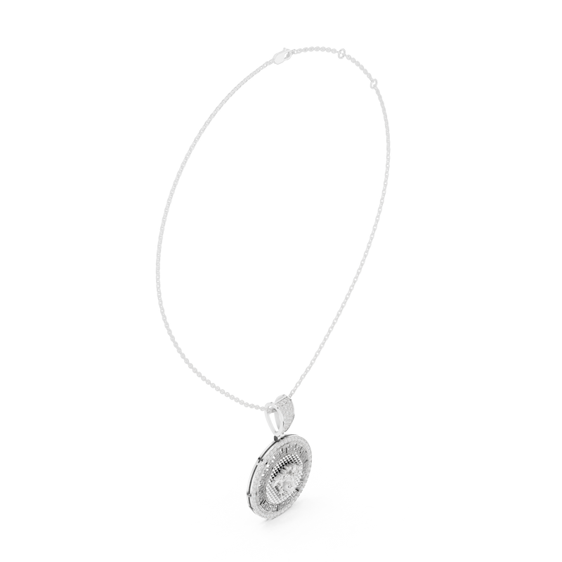 Pendant 9#10031P@7 - White Gold - Image