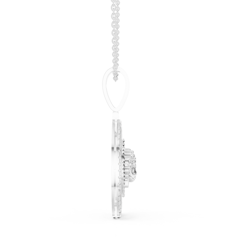 Pendant 9#10031P@7 - White Gold - Image