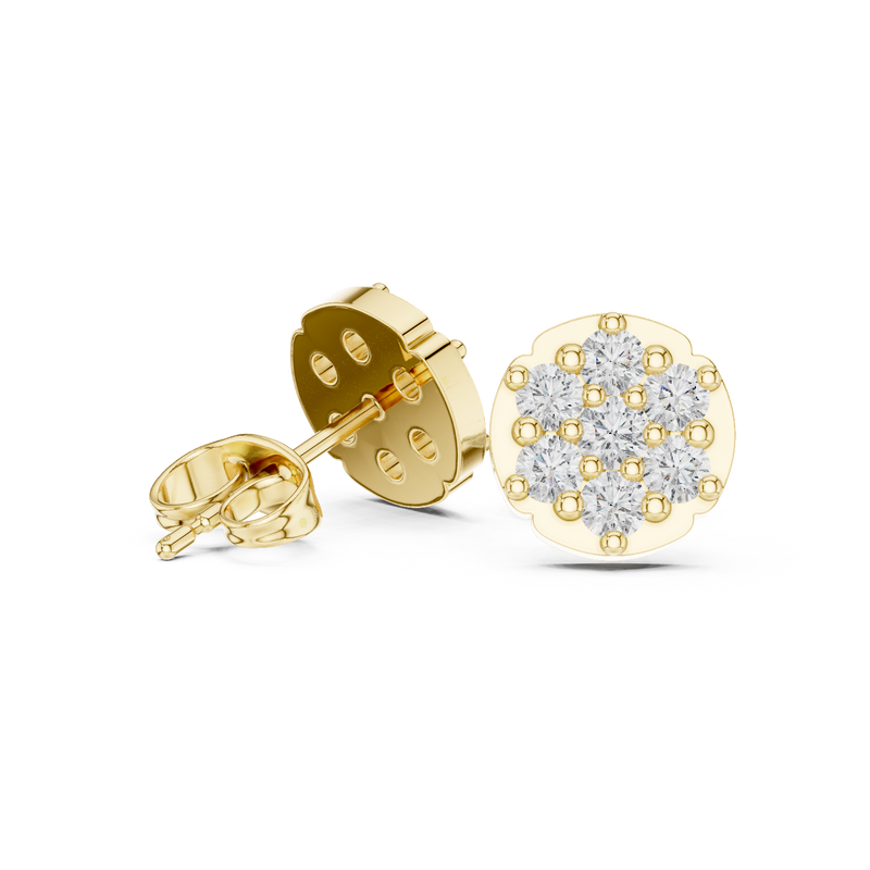 Earring 9#10032E - Yellow Gold - Image