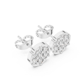 Earring 9#10032E - White Gold - Image