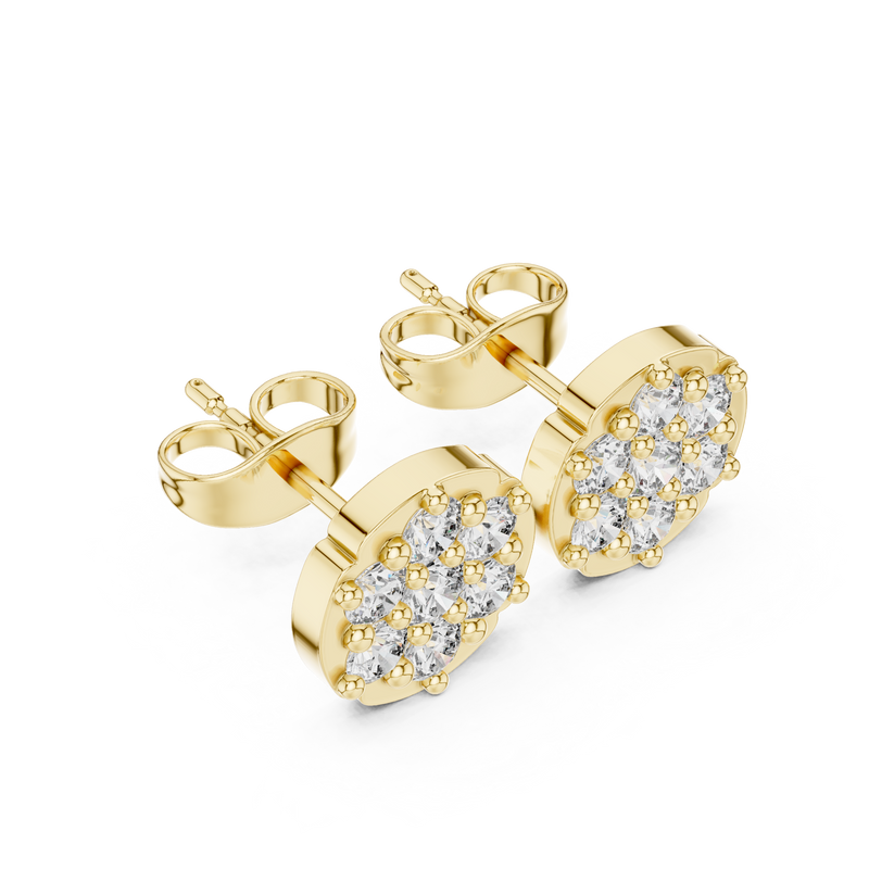 Earring 9#10032E - Yellow Gold - Image
