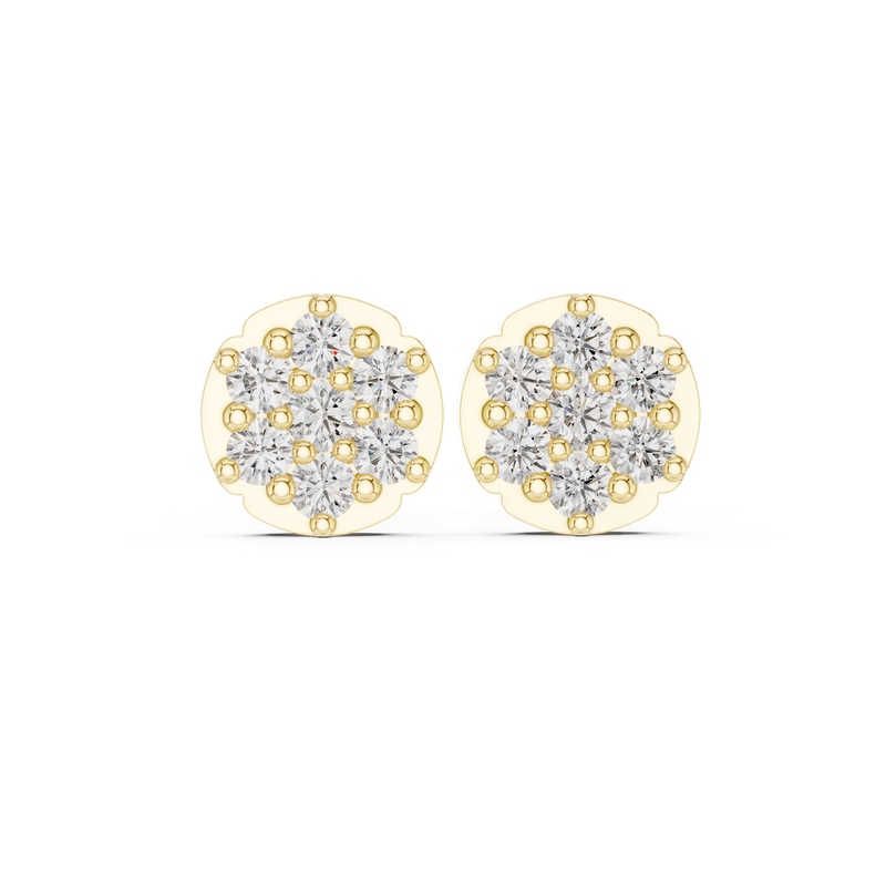 Earring 9#10032E - Yellow Gold - Image