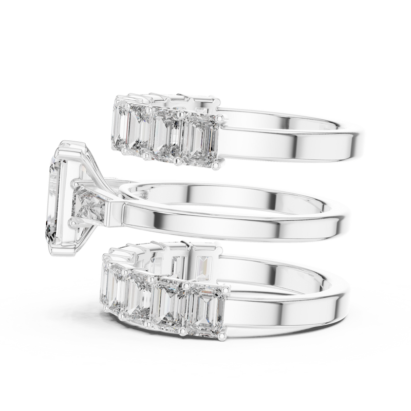 Ladies Ring 9#10032L_SS16 - White Gold - Image