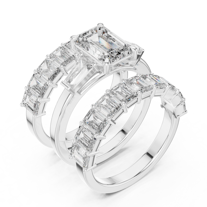 Ladies Ring 9#10032L_SS16 - White Gold - Image