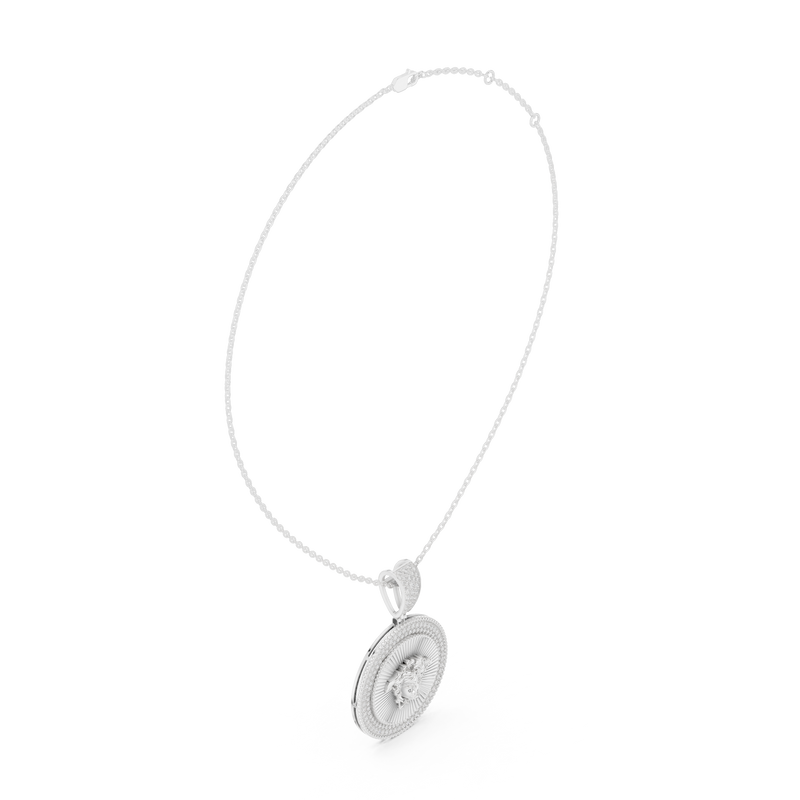 Pendant 9#10032P@7 - White Gold - Image