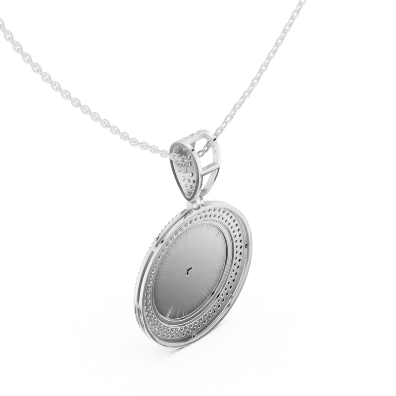 Pendant 9#10032P@7 - White Gold - Image
