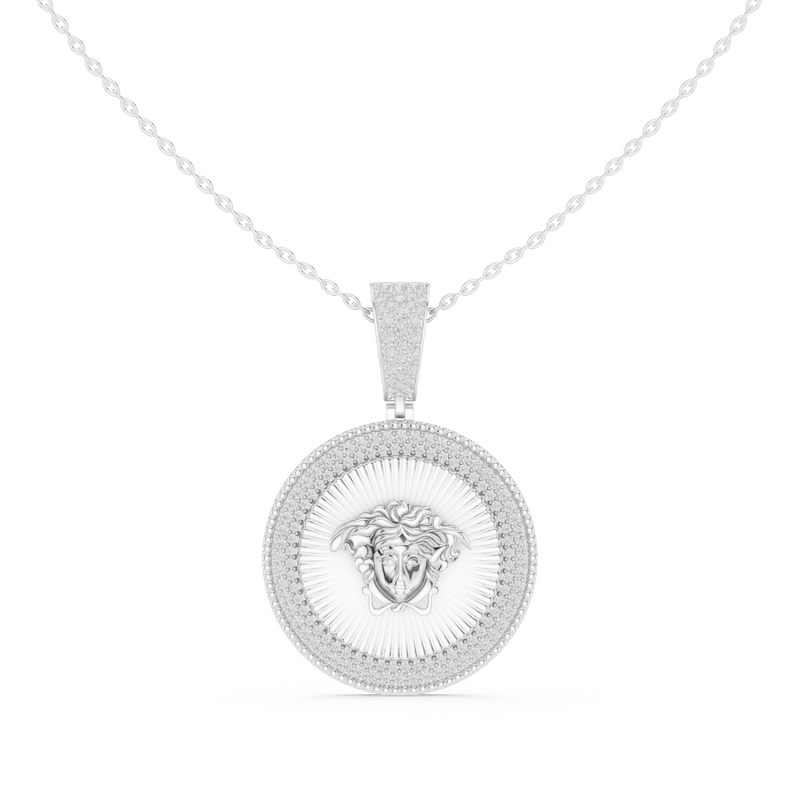 Pendant 9#10032P@7 - White Gold - Image