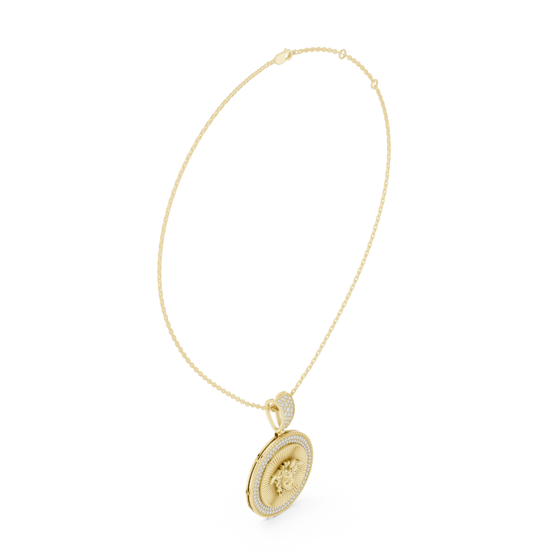 Pendant 9#10032P@7 - Yellow Gold - Image